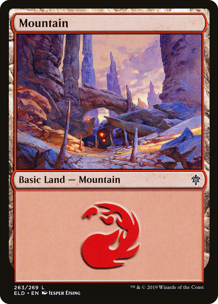 Mountain (ELD-263) [Throne of Eldraine] Foil