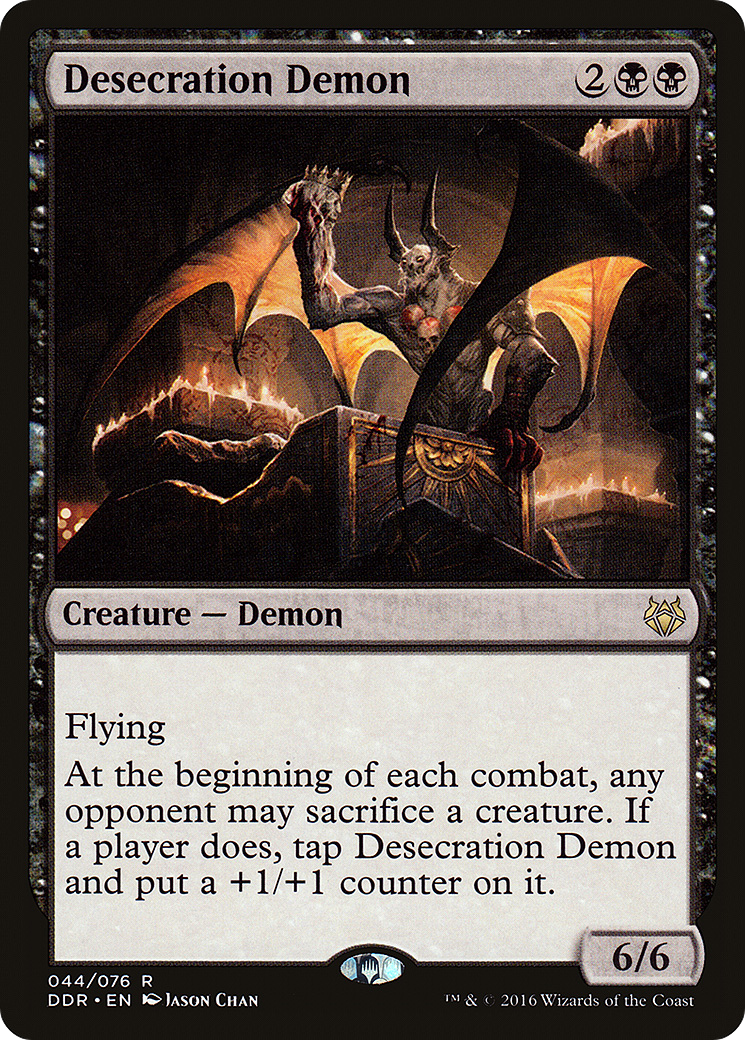 Desecration Demon (DDR-044) [Duel Decks: Nissa vs. Ob Nixilis]