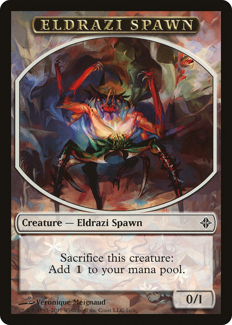 Eldrazi Spawn Token (ROE-01C) [Rise of the Eldrazi Tokens]