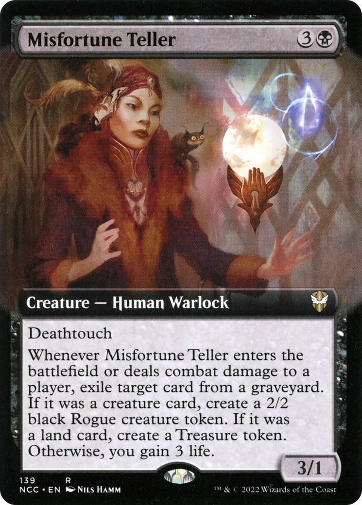 Misfortune Teller (Extended Art) (NCC-139) [New Capenna Commander]