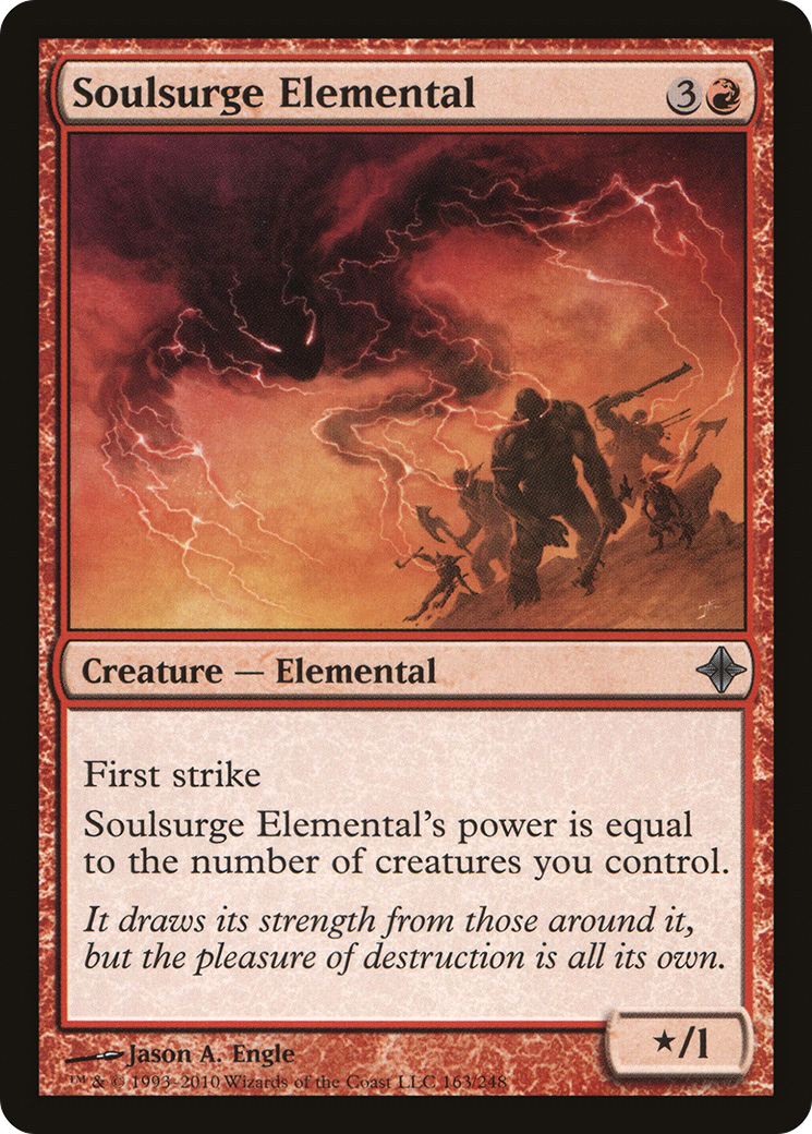 Soulsurge Elemental (ROE-163) [Rise of the Eldrazi] Foil