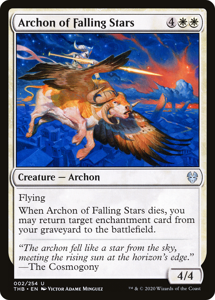 Archon of Falling Stars (THB-002) [Theros Beyond Death]
