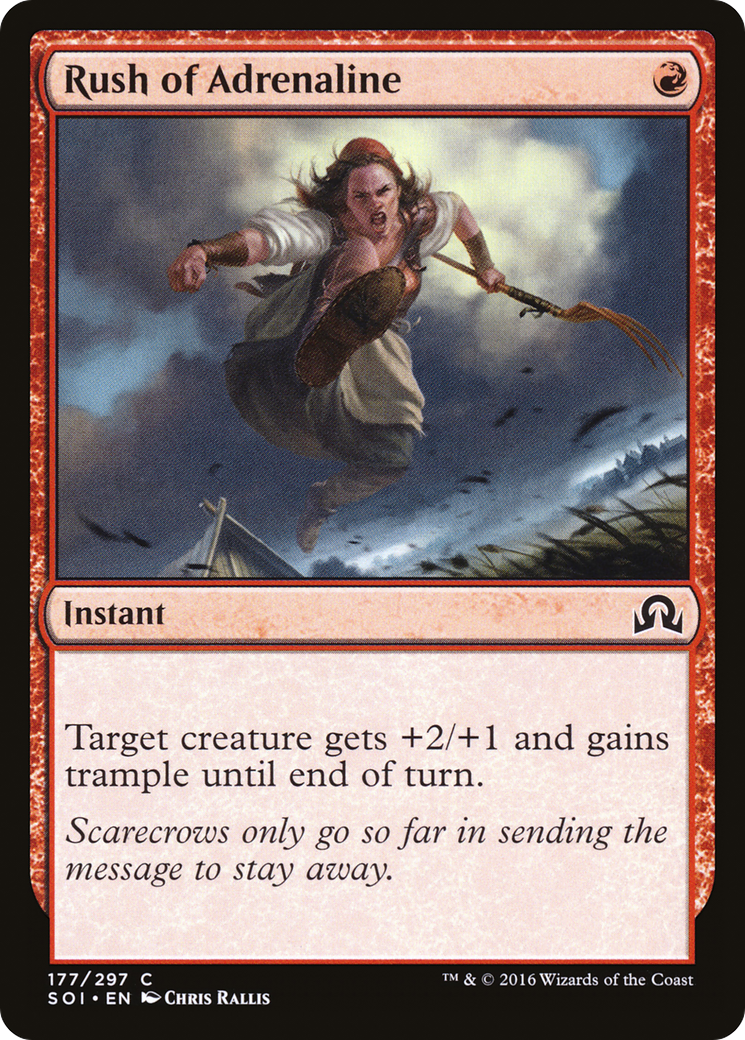 Rush of Adrenaline (SOI-177) [Shadows over Innistrad]