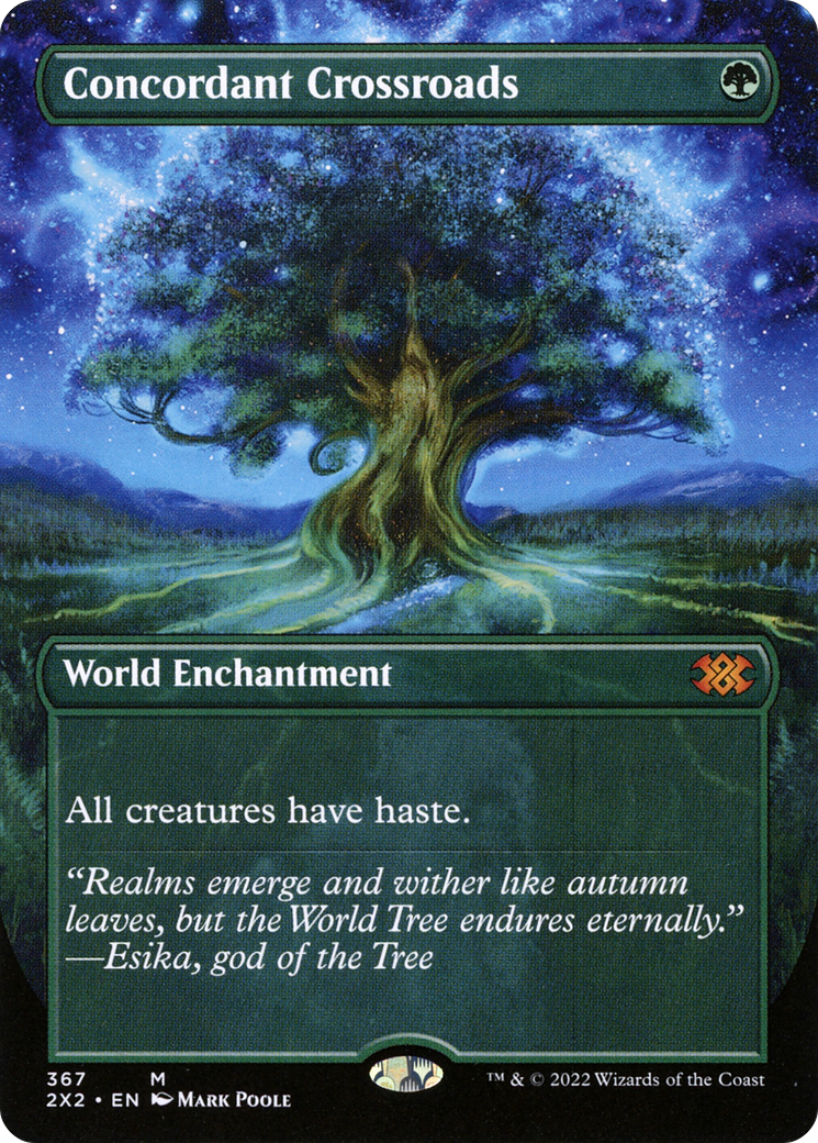 Concordant Crossroads (Borderless) (2X2-367) [Double Masters 2022]