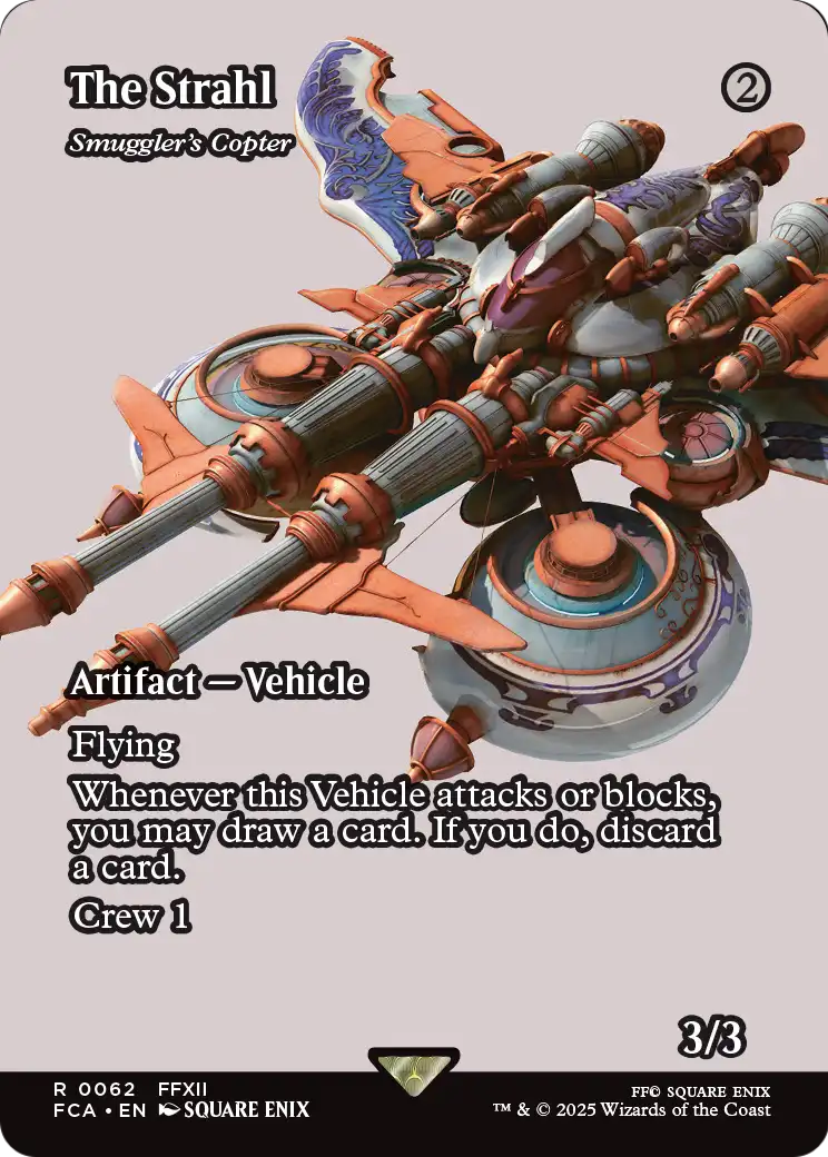The Strahl - Smuggler's Copter (Showcase) (FCA-062) (Borderless) [FINAL FANTASY: Through the Ages] Foil