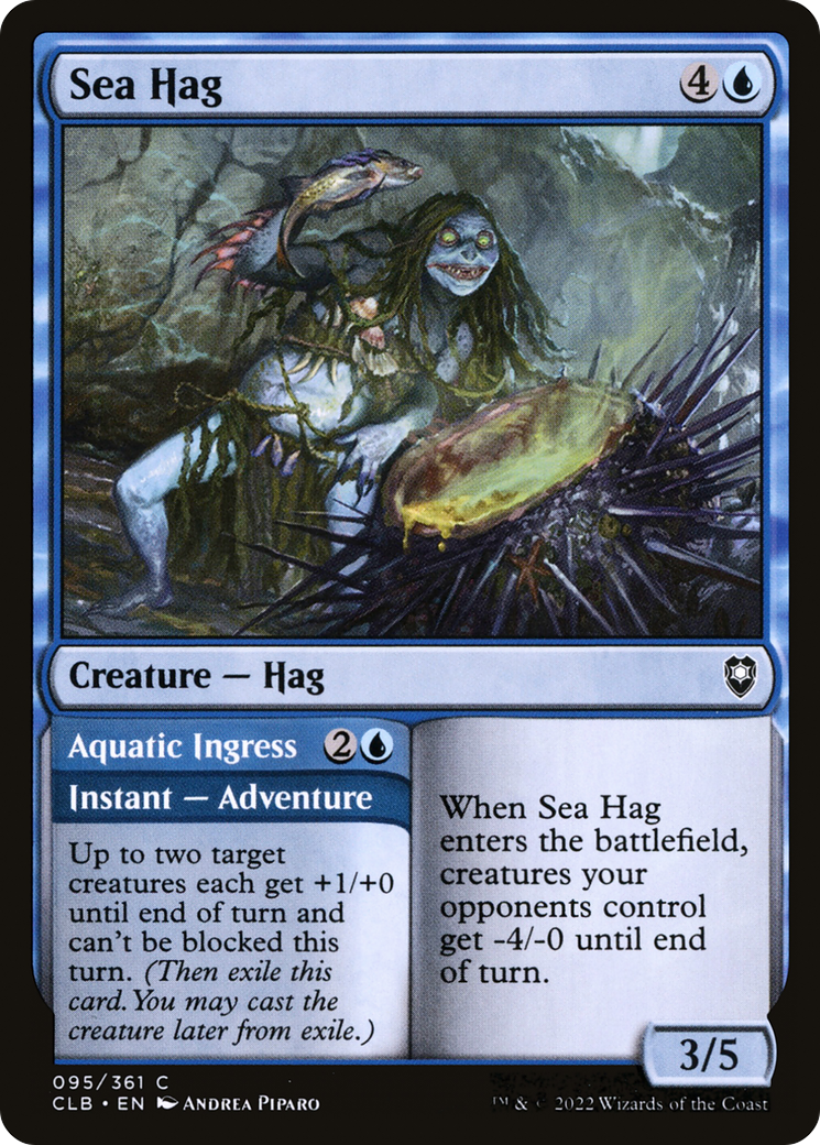 Sea Hag (CLB-095) [Commander Legends: Battle for Baldur's Gate] Foil