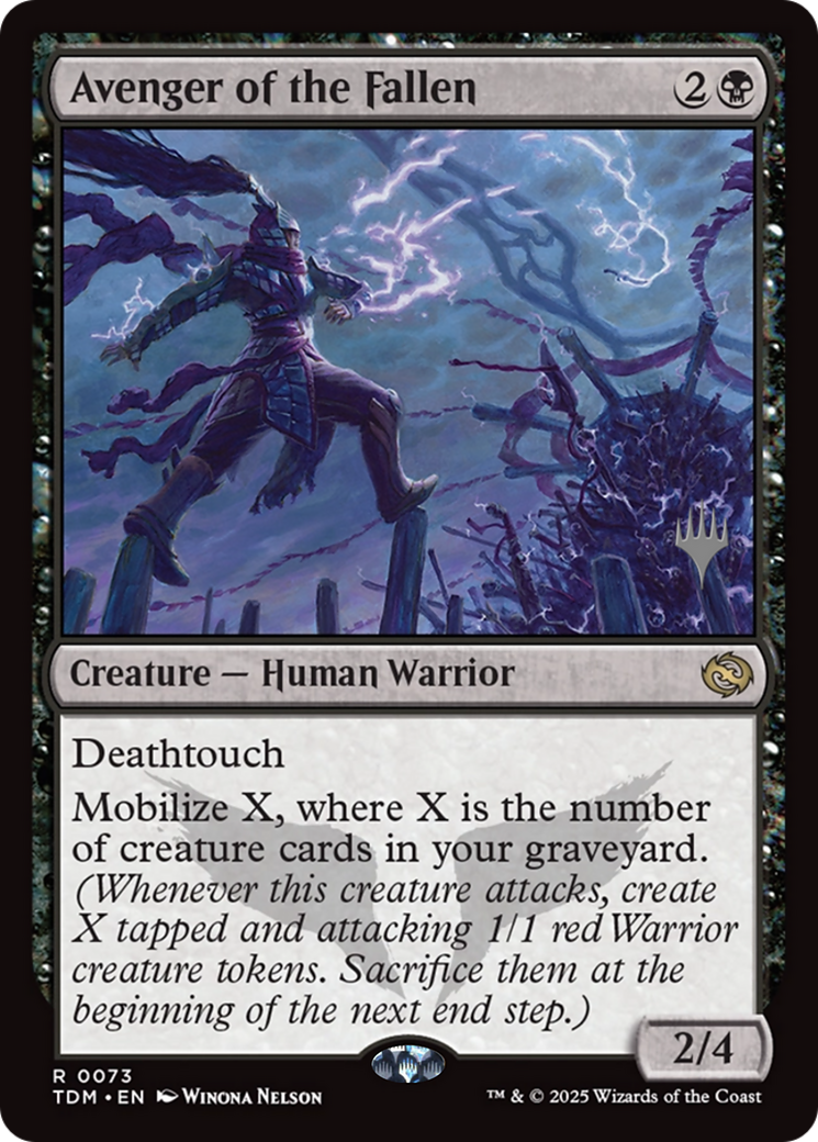 Avenger of the Fallen (PPTDM-073) [Promo Pack: Tarkir: Dragonstorm]