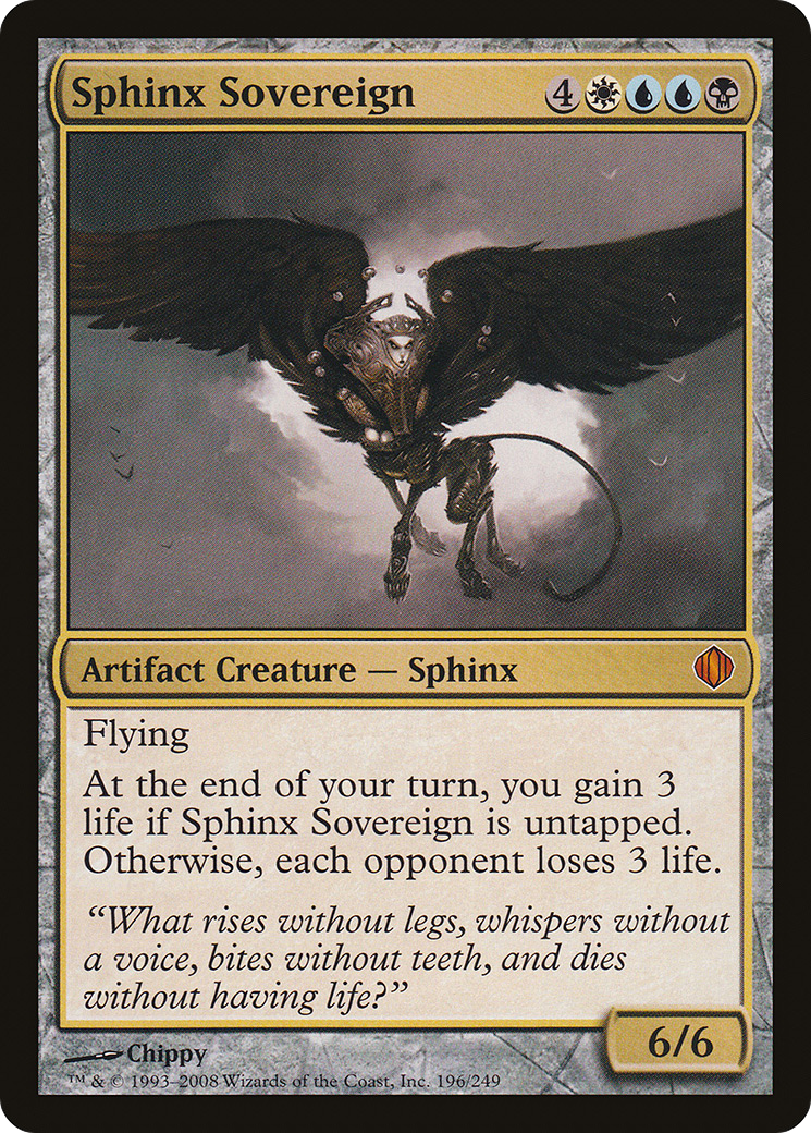 Sphinx Sovereign (ALA-196) [Shards of Alara] Foil