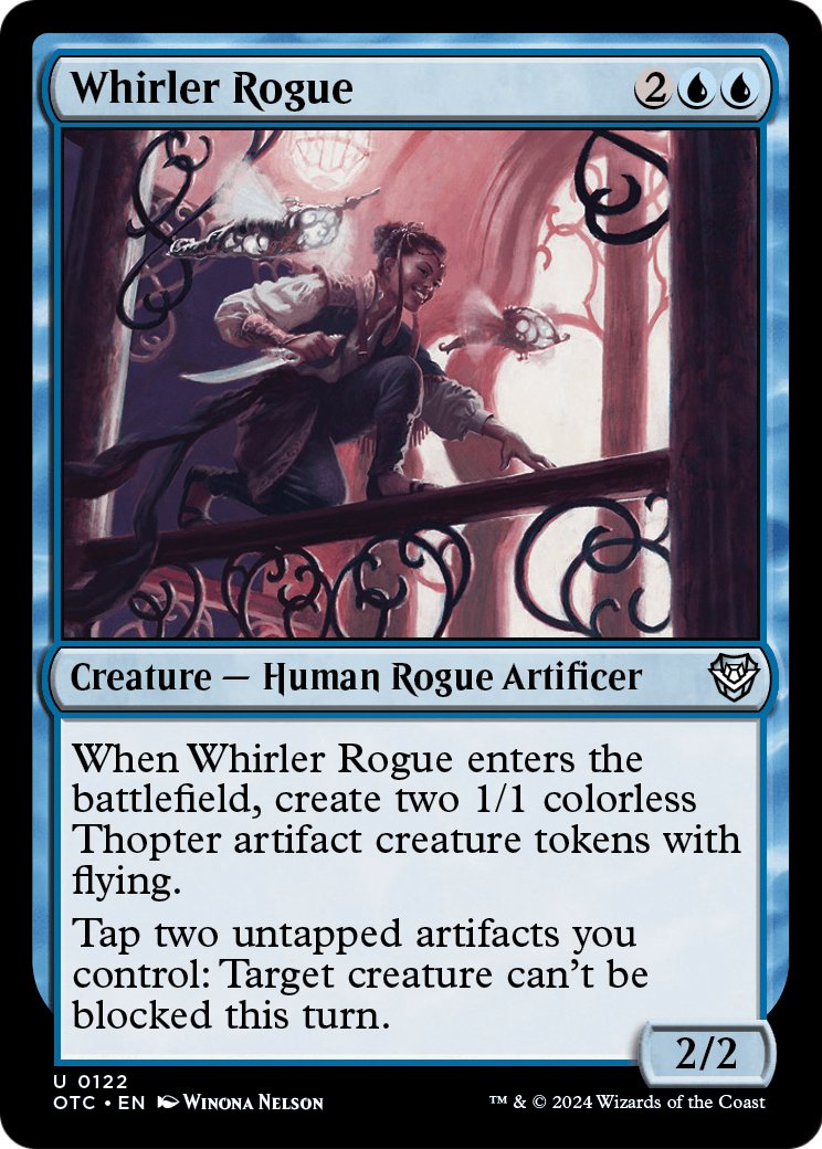 Whirler Rogue (OTC-122) [Outlaws of Thunder Junction Commander]
