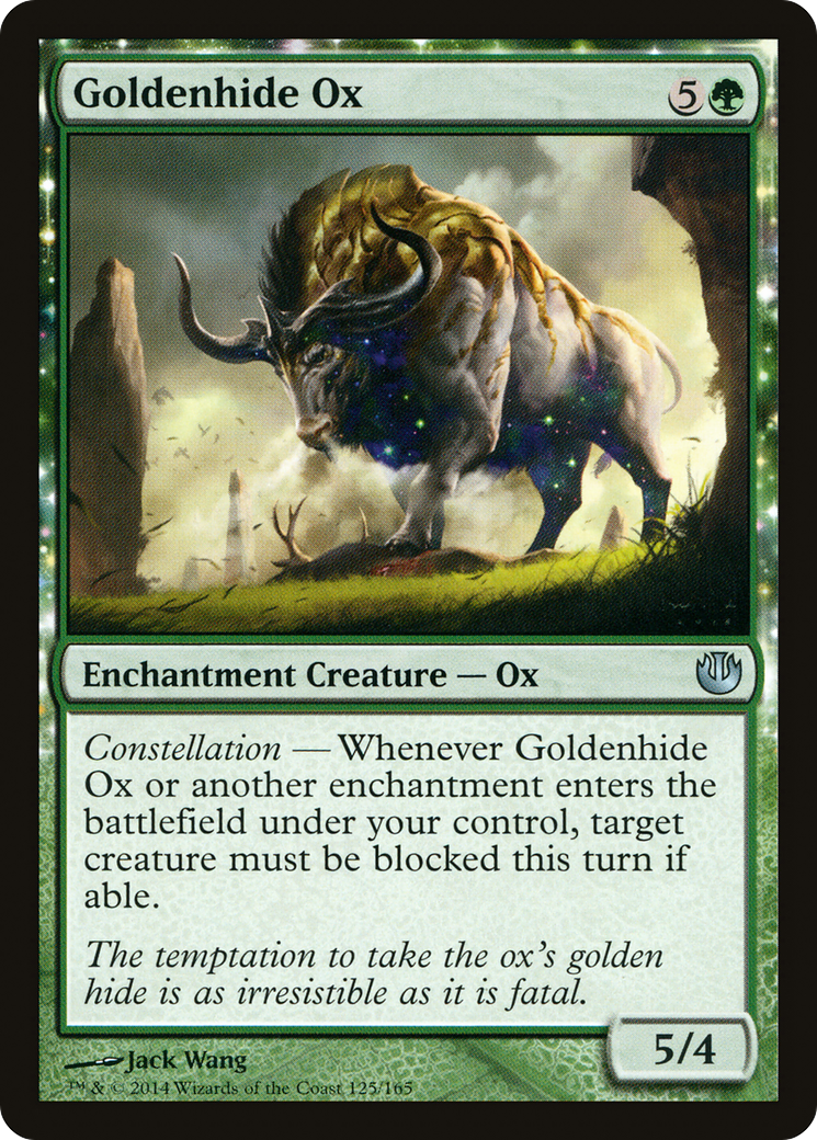 Goldenhide Ox (JOU-125) [Journey into Nyx]