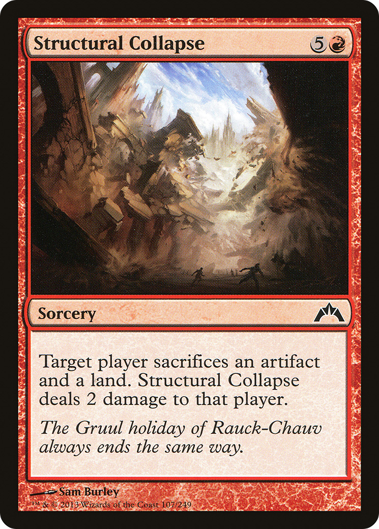 Structural Collapse (GTC-107) [Gatecrash] Foil