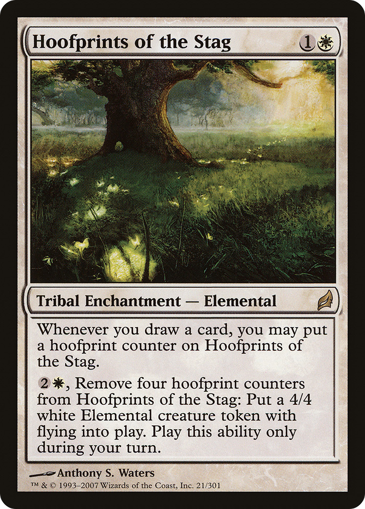 Hoofprints of the Stag (LRW-021) [Lorwyn] Foil