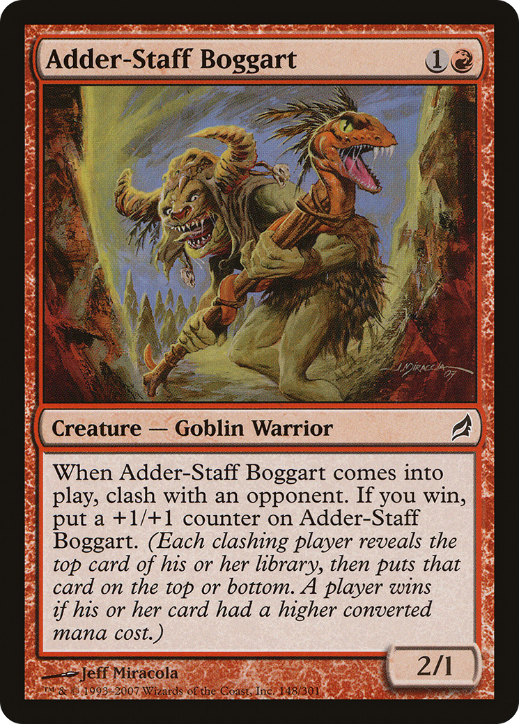 Adder-Staff Boggart (LRW-148) [Lorwyn]