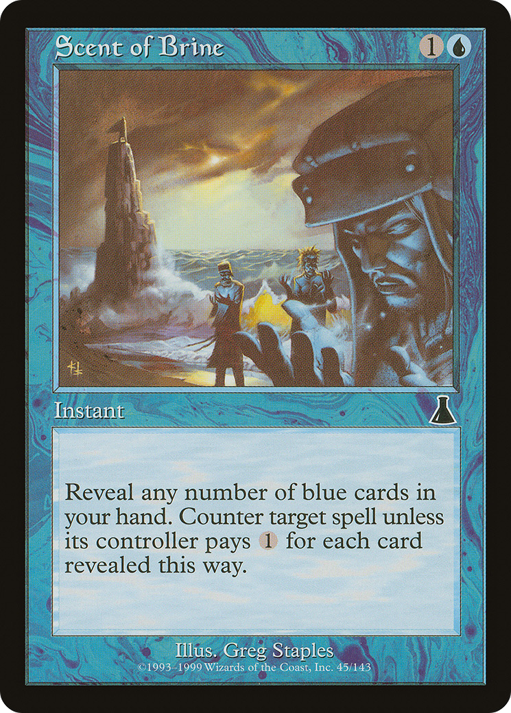 Scent of Brine (UDS-045) [Urza's Destiny]