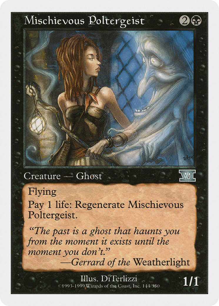 Mischievous Poltergeist (6ED-144) [Classic Sixth Edition]