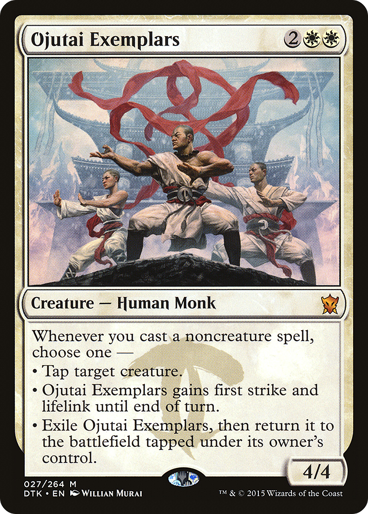 Ojutai Exemplars (DTK-027) [Dragons of Tarkir] Foil