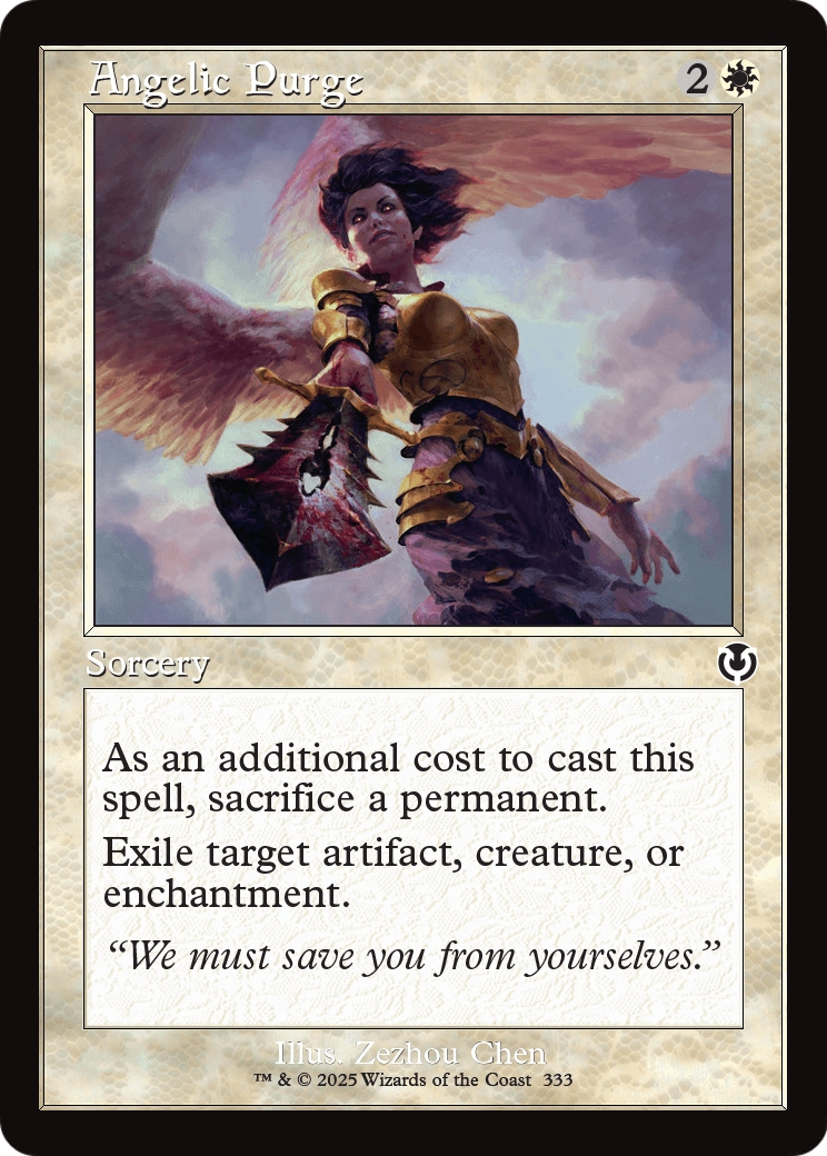 Angelic Purge (Retro Frame) (INR-333) [Innistrad Remastered]