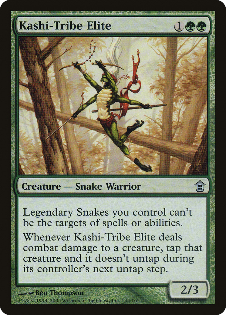 Kashi-Tribe Elite (SOK-135) [Saviors of Kamigawa] Foil