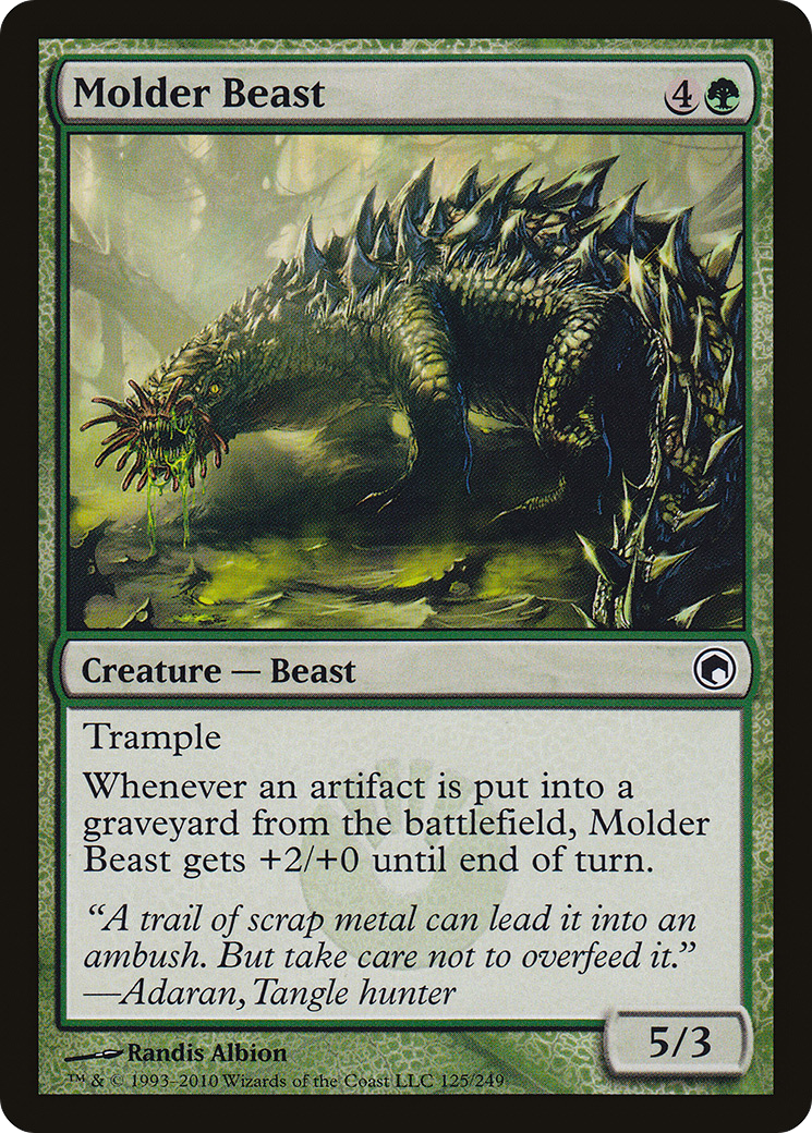 Molder Beast (SOM-125) [Scars of Mirrodin] Foil