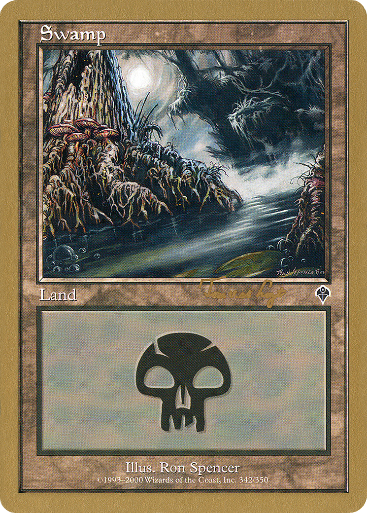 Swamp (342) - 2001 Tom van de Logt (INV) [World Championship Decks 2001]