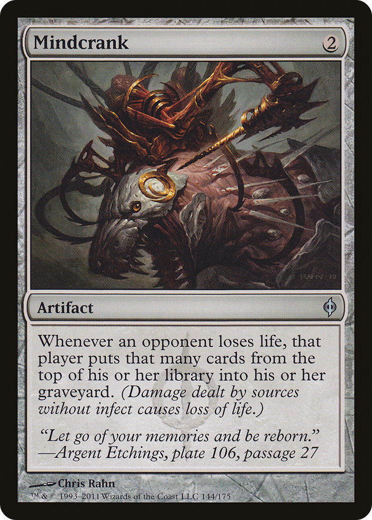 Mindcrank (NPH-144) [New Phyrexia] Foil