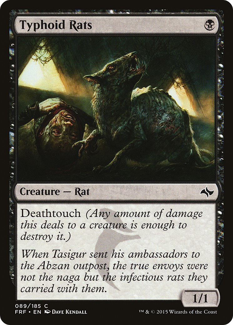 Typhoid Rats (FRF-089) [Fate Reforged] Foil