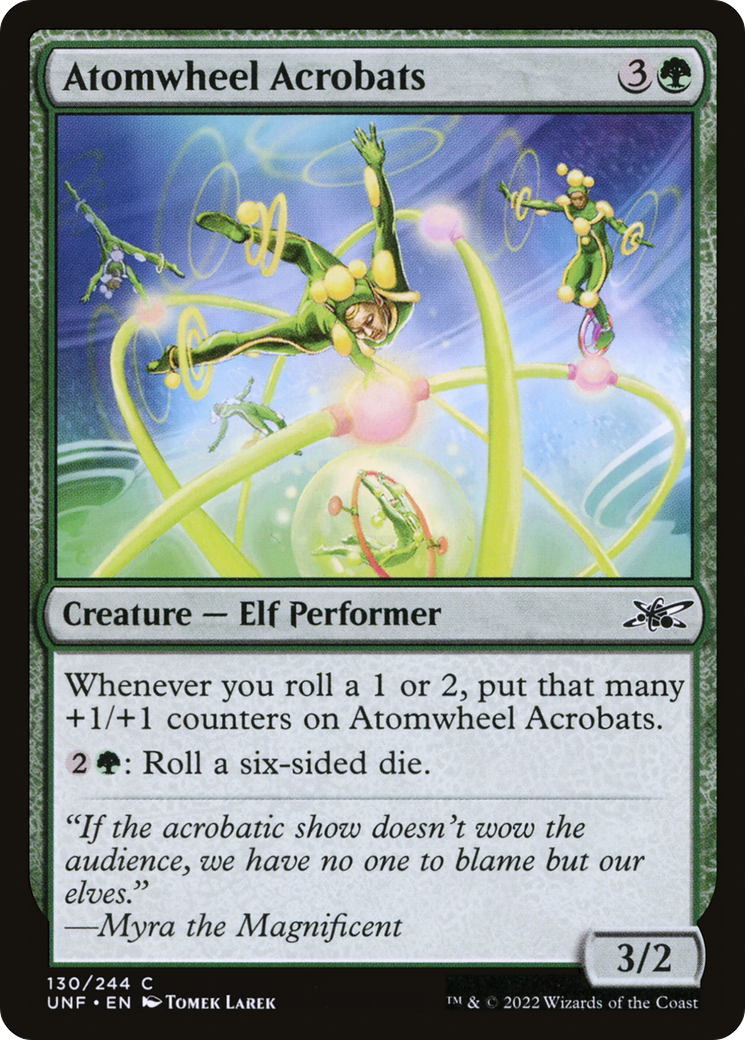 Atomwheel Acrobats (UNF-130) [Unfinity] Foil