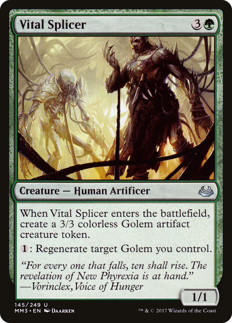 Vital Splicer (MM3-145) [Modern Masters 2017] Foil