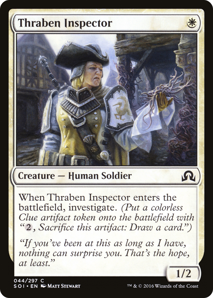 Thraben Inspector (SOI-044) [Shadows over Innistrad]