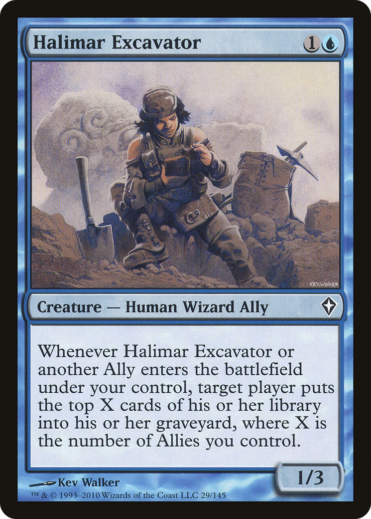 Halimar Excavator (WWK-029) [Worldwake] Foil
