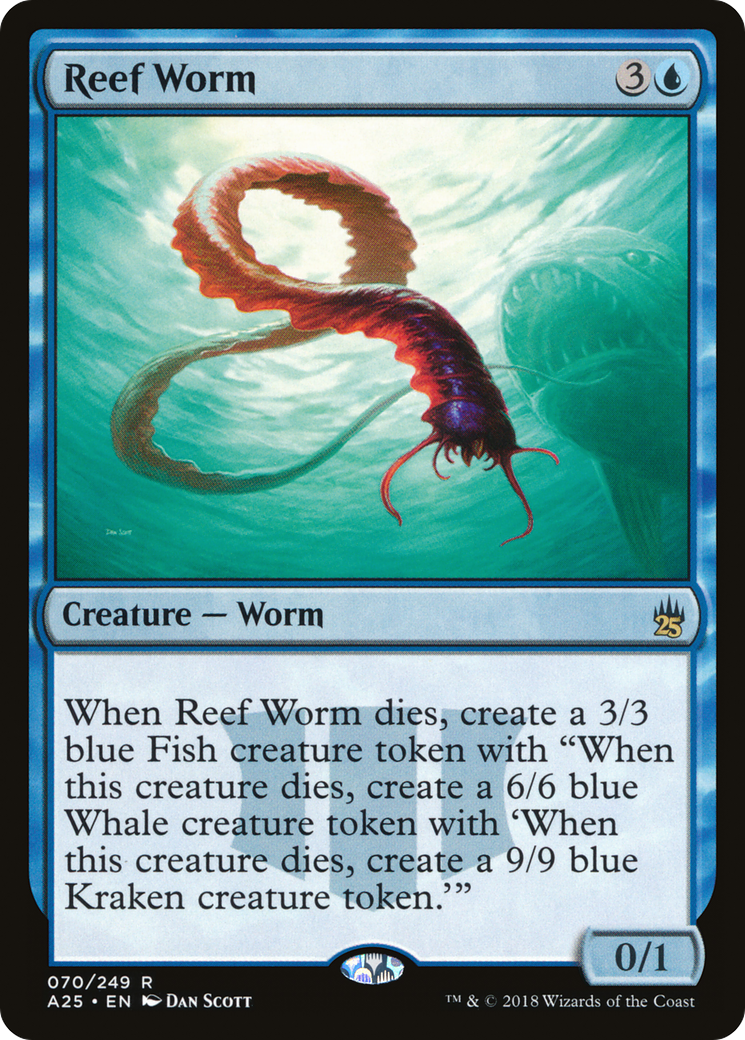 Reef Worm (A25-070) [Masters 25] Foil