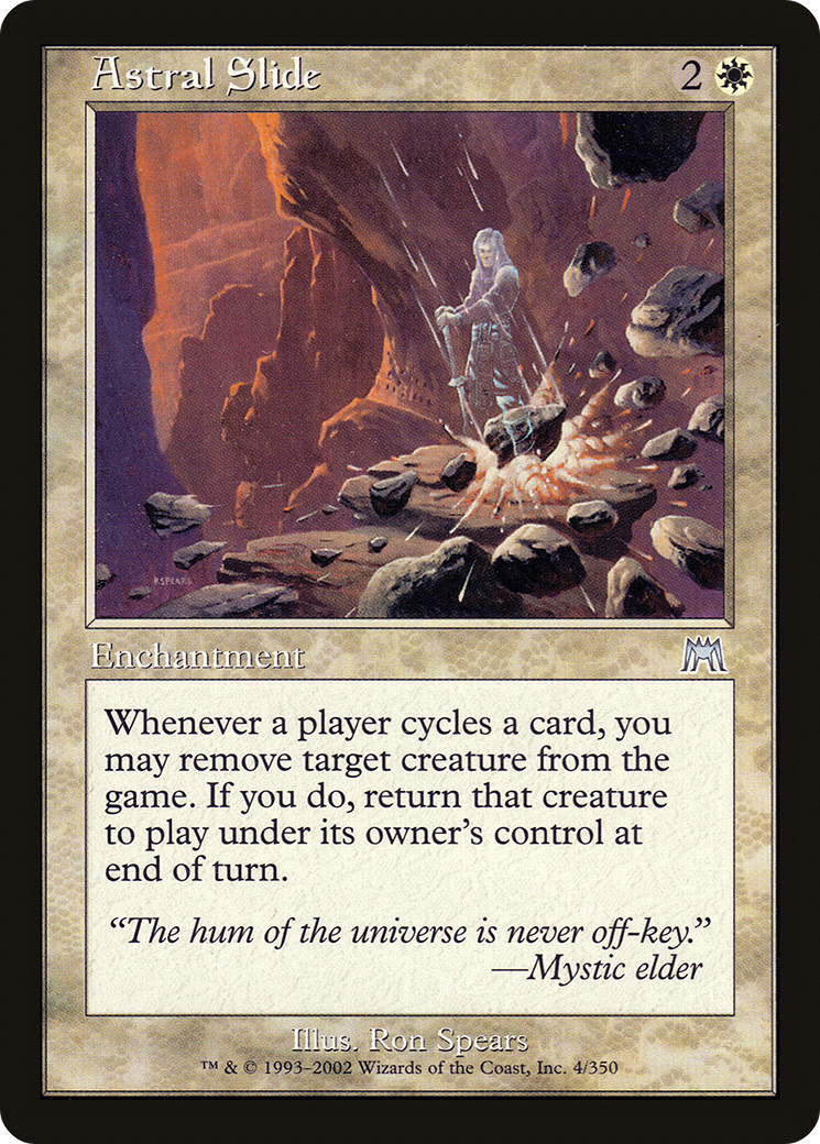 Astral Slide (ONS-004) [Onslaught] Foil