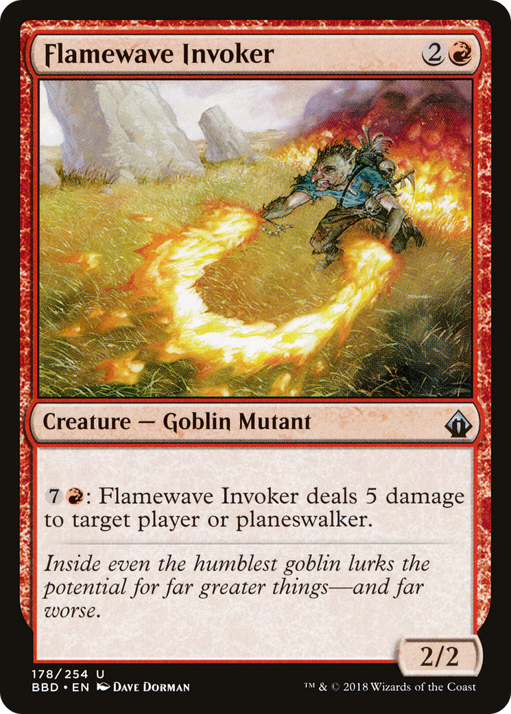 Flamewave Invoker (BBD-178) [Battlebond] Foil