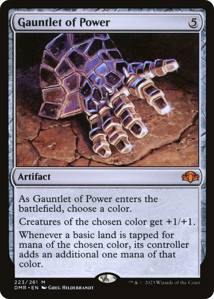 Gauntlet of Power (DMR-223) [Dominaria Remastered] Foil
