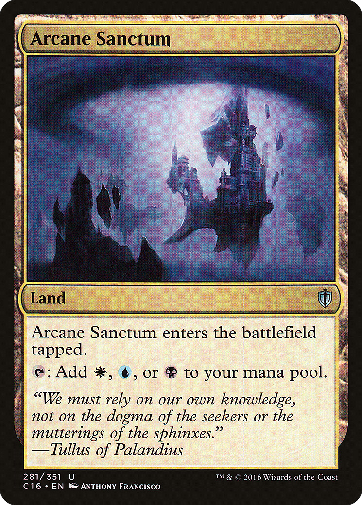 Arcane Sanctum (C16-281) [Commander 2016]