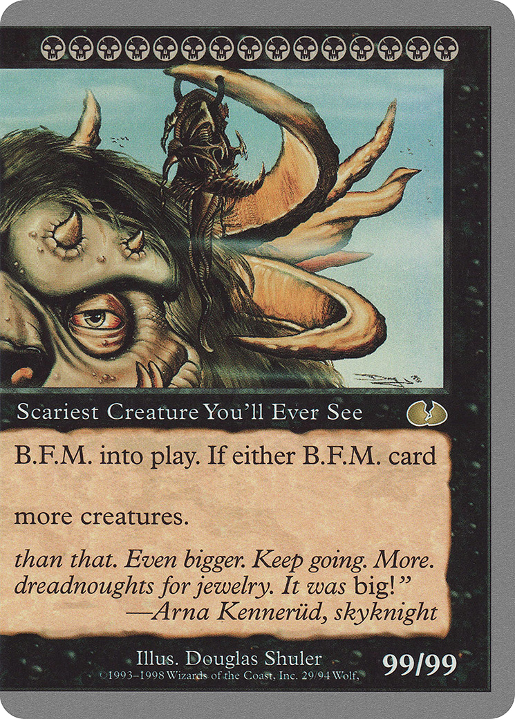 B.F.M. (Big Furry Monster) (UGL-029) [Unglued]