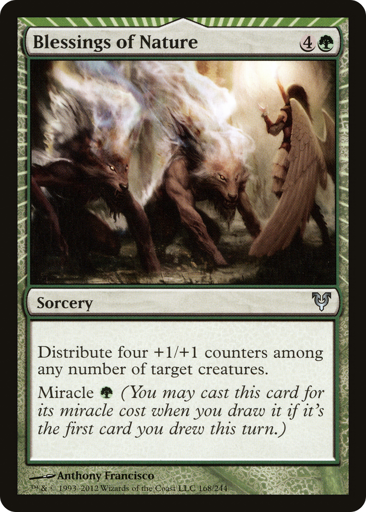 Blessings of Nature (AVR-168) [Avacyn Restored]