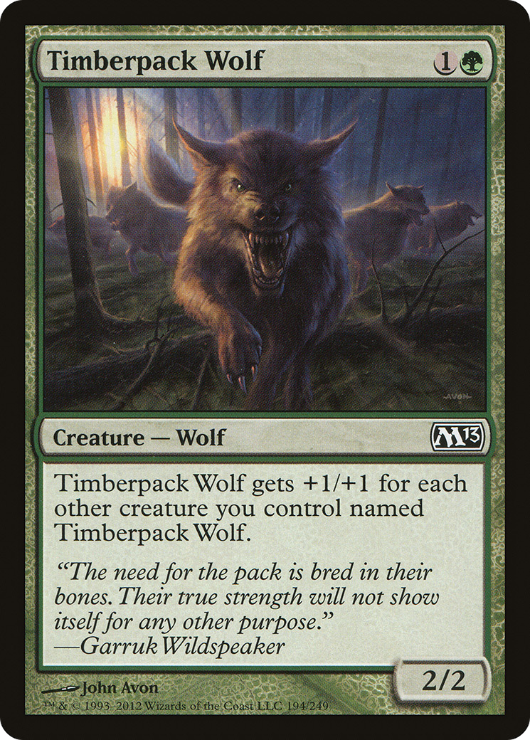 Timberpack Wolf (M13-194) [Magic 2013]