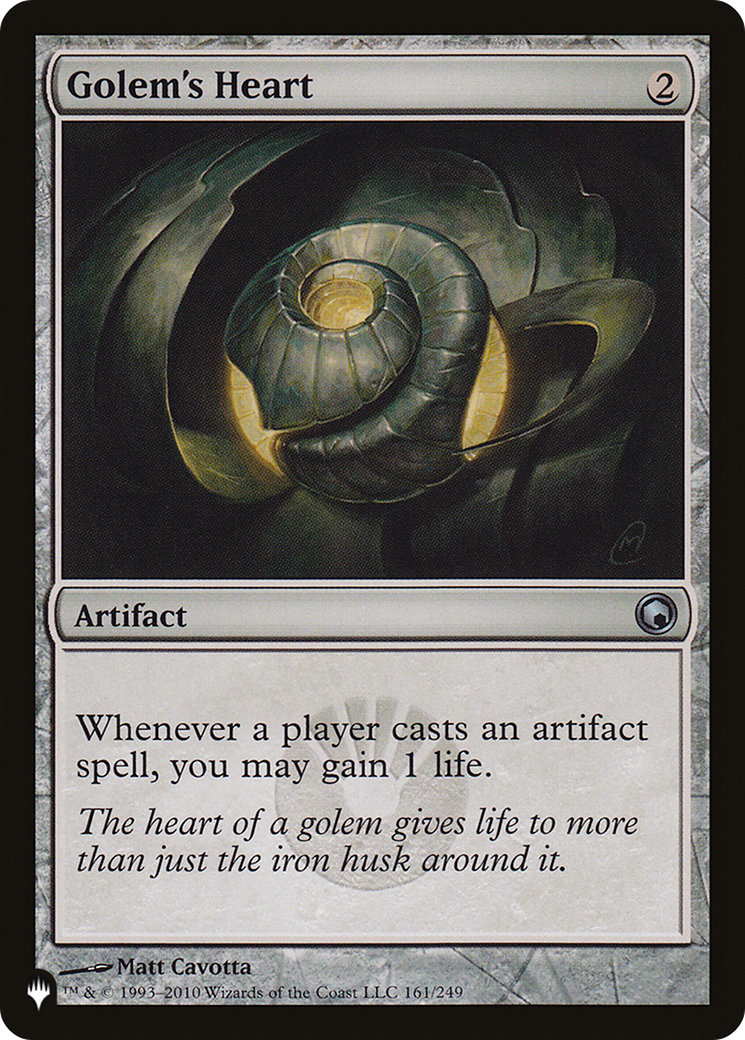 Golem's Heart (LIST-SOM-161) [The List]
