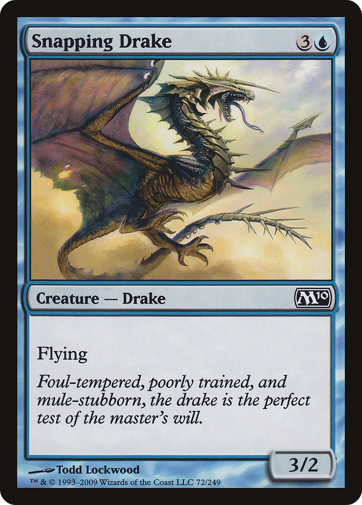 Snapping Drake (M10-072) [Magic 2010] Foil