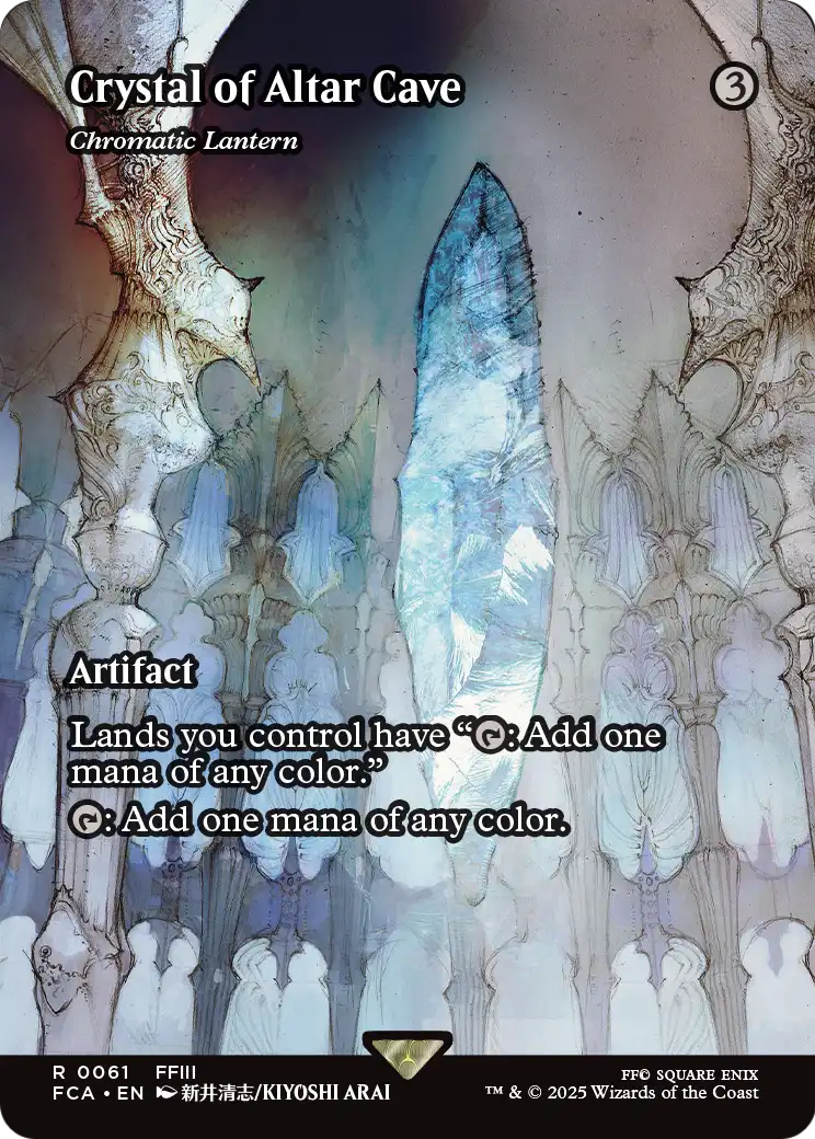 Crystal of Altar Cave - Chromatic Lantern (Showcase) (FCA-061) (Borderless) [FINAL FANTASY: Through the Ages]
