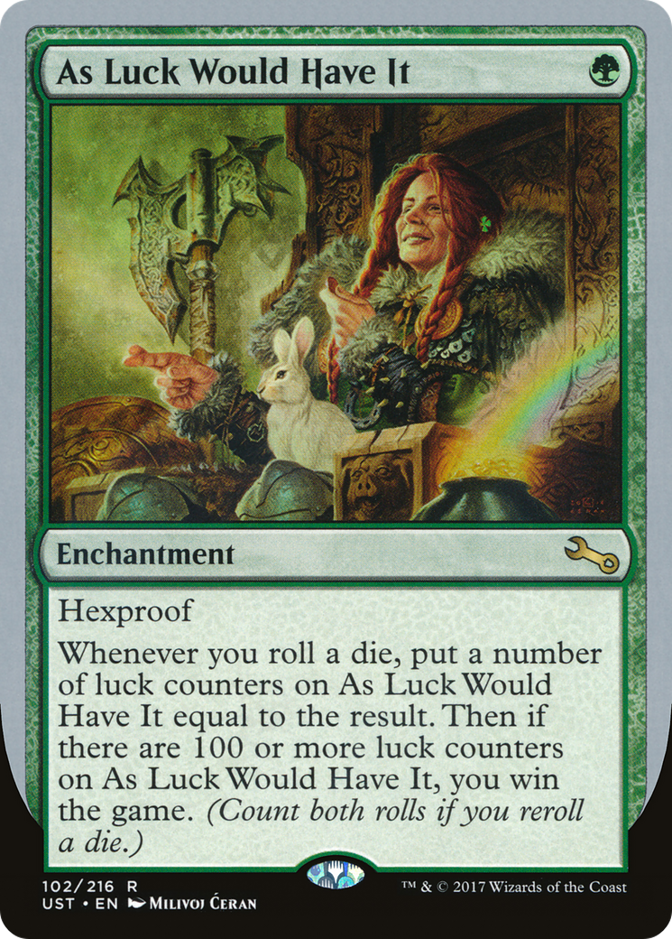 As Luck Would Have It (UST-102) [Unstable]