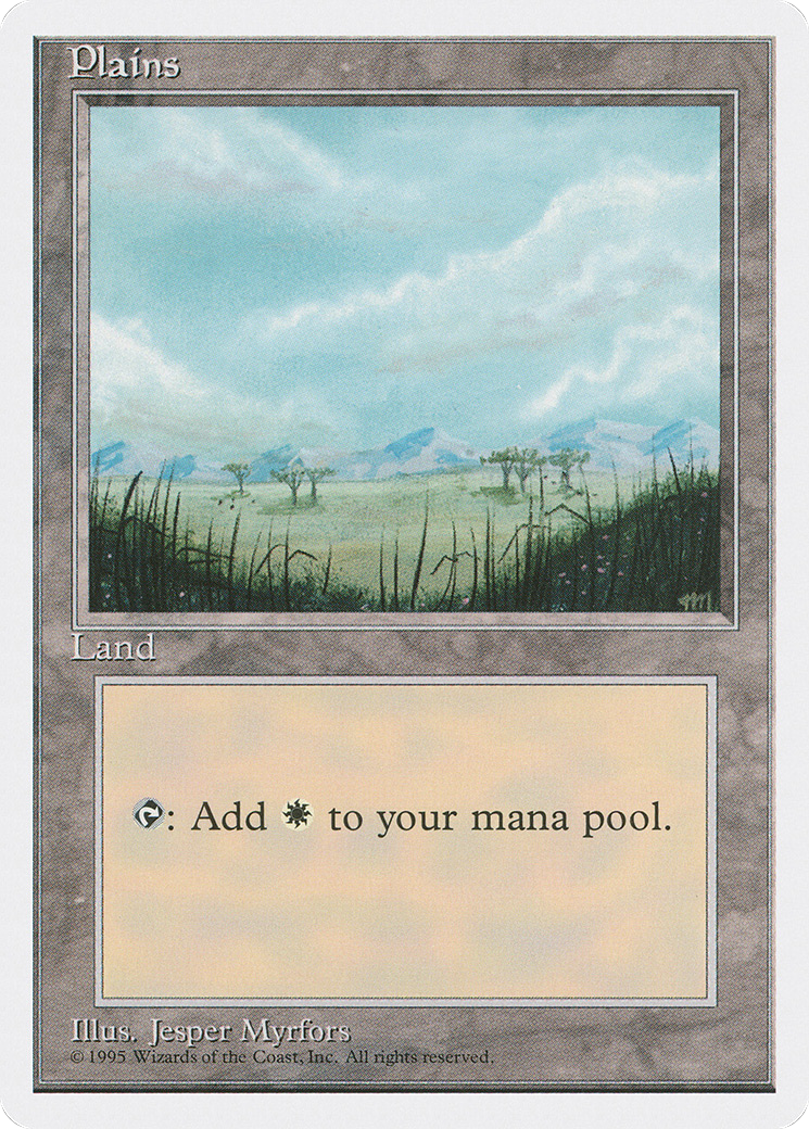 Plains (B) (4ED-187) [Fourth Edition]