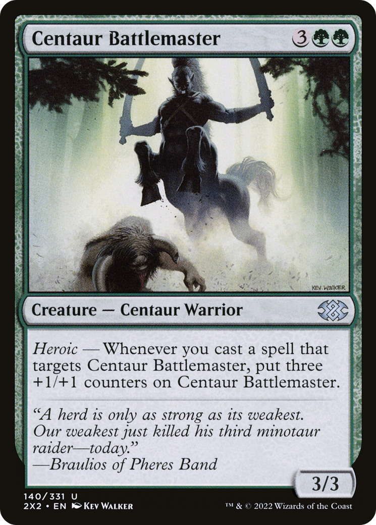 Centaur Battlemaster (2X2-140) [Double Masters 2022] Foil