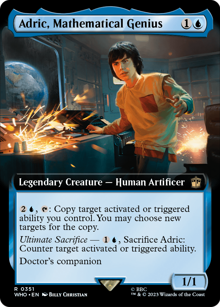 Adric, Mathematical Genius (Extended Art) (WHO-351) [Doctor Who]