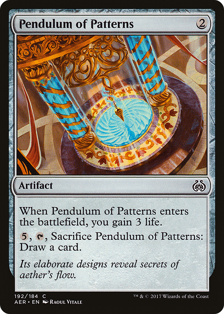 Pendulum of Patterns (AER-192) [Aether Revolt] Foil