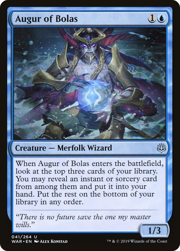 Augur of Bolas (WAR-041) [War of the Spark]