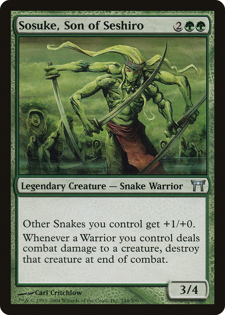 Sosuke, Son of Seshiro (CHK-244) [Champions of Kamigawa]