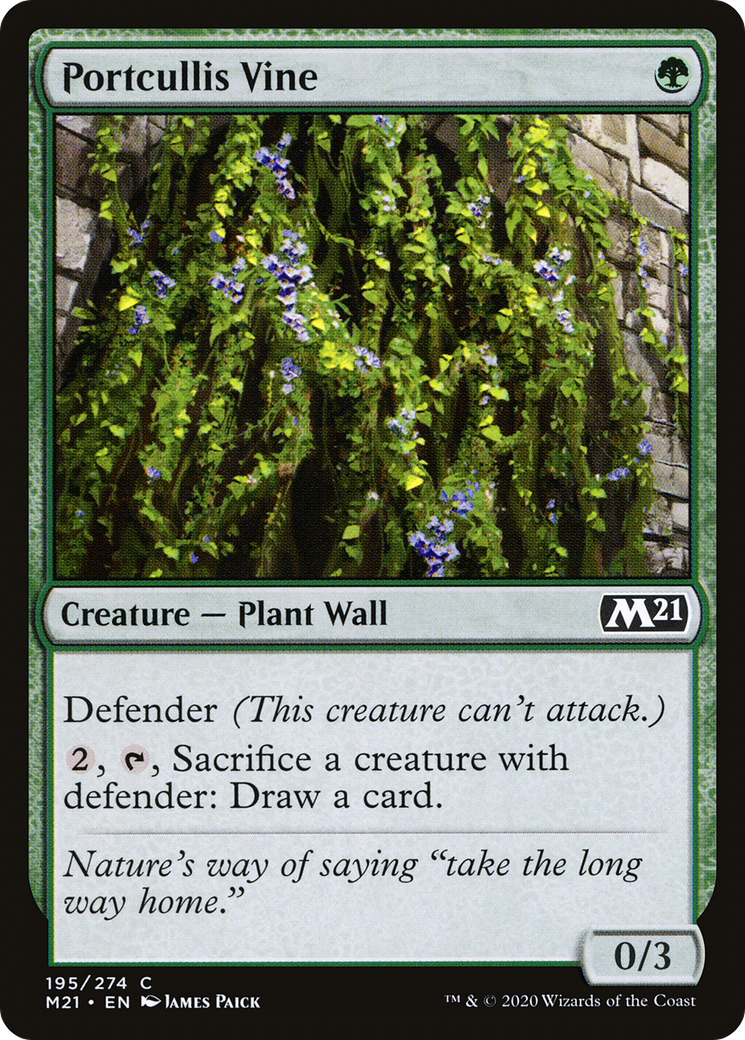 Portcullis Vine (M21-195) [Core Set 2021]