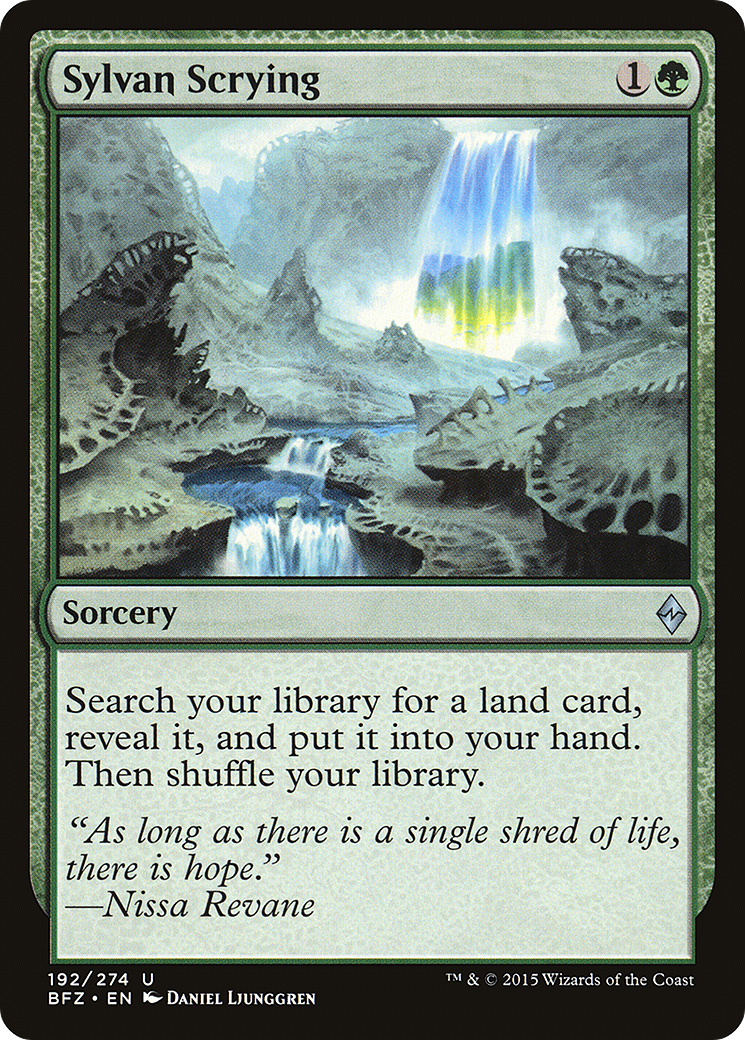 Sylvan Scrying (BFZ-192) [Battle for Zendikar]